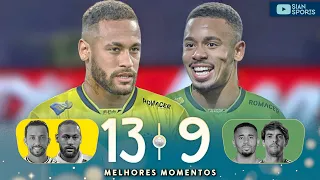 NINGUEM PAROU NEYMAR! CRAQUE DEU ESPETÁCULO COM 4 GOLS EM PARTIDA ÉPICA CONTRA KAKÁ E GABRIEL JESUS