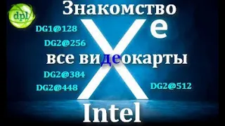 Первое знакомство с видеокартами Intel Xe.