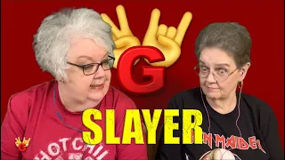 2RG REACTION: SLAYER - ANGEL OF DEATH (LIVE) - Two Rocking Grannies!