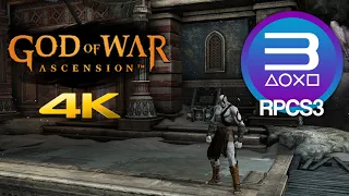 RPCS3 0.0.16 | God of War Ascension 4K UHD i9-11900K | PS3 Emulator Gameplay