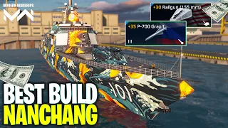 CN Type 055 Nanchang Build Murah Meriah Terbaru Level 15 Auto Farming Dollar || Modern Warships