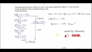 9701/42/M/J/22/Q3 Cambridge International A Level Chemistry 9701 May/June 2022 Paper 42 Q3