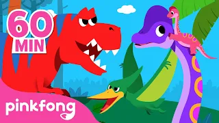 Kumpulan lagu dinosaurus | T-Rex, Brachiosaurus dan lain-lain | Pinkfong & Baby Shark