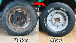 Three Wheeler Old Rim Restoration