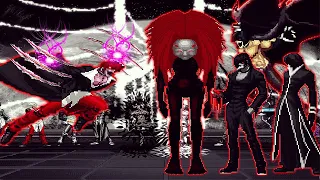[KOF Mugen] Orochi Iori Yagami AD Vs Super Scary Team