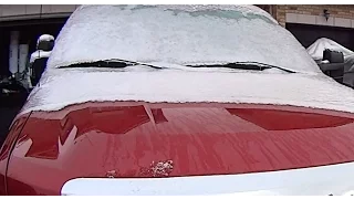 Cleaning Truck After Ice Storm