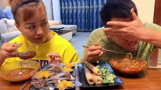 我看你以后还敢不敢#eating show#eating challenge#husband and wife eating food#eating#mukbang #asmr eating