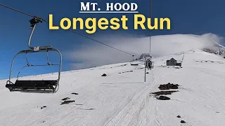 Mt Hood: Top of Palmer to bottom of Jeff Flood | Snowboarding at Timberline Lodge