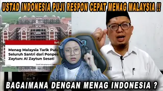 MENAG MALAYSIA TEGAS TARIK SELURUH SANTRI Z4YTUN❗BAGAIMANA DENGAN MENAG INDONESIA❓