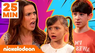 Os Thundermans | 25 MINUTOS dos irmãos Thundermans entrando em encrencas | Nickelodeon em Português