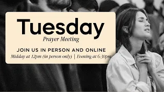 Tuesday Prayer Online | Message of Encouragement | Pastor Jim Cymbala | The Brooklyn Tabernacle