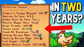 Can you Complete Stardew Valley Perfection in Only Two Years?