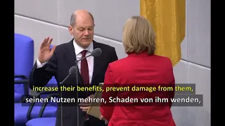 Neuer Bundeskanzler, Olaf Scholz (SPD) 8. Dezember 2021