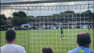 23/24 fa cup 1st qualifying ￼round Royston town Vs Cheshunt fc Florian tsaguim’s goal (1-0) 2/9/23