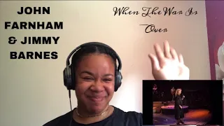 John Farnham and Jimmy Barnes - When The War Is Over | REACTION!!!