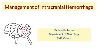 Management of Intracranial Hemorrhage