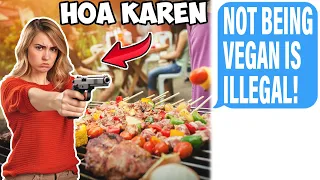 HOA Neighbor Shoots My SON At BBQ For NOT Respecting Her VEGAN Demands!