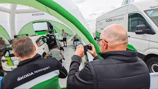 Rally fan experience - Rally Bohemia with ŠKODA FABIA RS Rally2 action