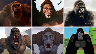 KONG Evolução (Cenas Filme) VS Kaiju Roblox - Referências