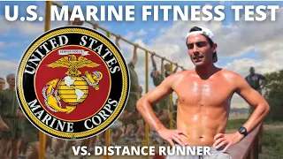 Distance Runner Tries US Marine Fitness Test Without Practice