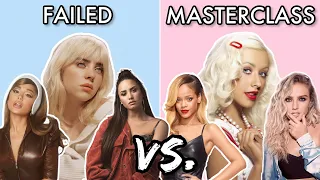 FAILED vs. MASTERCLASS Vocal Moments | Pop Female Singers