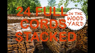 #107 - How to stack firewood - 24 full cords