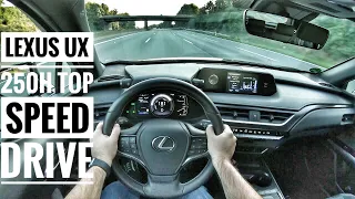 Lexus UX 250H (2020) | POV Drive on German Autobahn - Top Speed Drive