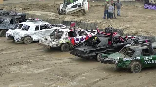 Old Iron Demolition Derby Cadillac-Imperial-Crown Vics! Hard Hitting and Fast Paced Action 2024 Demo