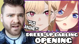 REACTING to My Dress-Up Darling | The Quintessential Quintuplets Openings & Endings (1-3) | REACTION