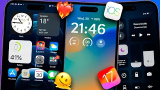 ¡TRANSFORMA por COMPLETO tu ANDROID en un iPHONE 2023! Con Launcher iOS 17 + pantalla de bloqueo