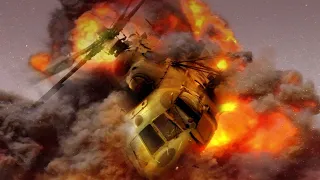 3 Helicopters Carrying 30 Soldiers and 2 NATO Generals, Exploded by Russian Air Defense Missiles