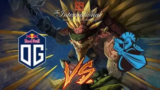 DOTA 2 TI9 - OG vs NEWBEE - Topson Bristleback Fountain Dive