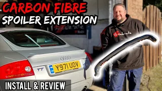 Worth Buying? Chinese CARBON FIBRE Spoiler Extension Install On The Mk1 Audi TT 225!