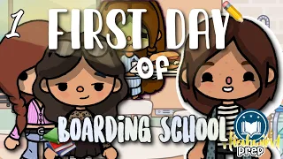 First Day of Boarding School 🏫 | VOICED | Highwind Prep | Toca Life Series | 1