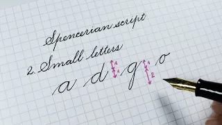 Spencerian Penmanship for beginners Part 1 | How to write in Spencerian script | Cursive handwriting