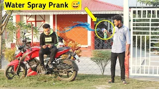 WATER SPRAY PRANK ON PUBLIC REACTION 😅 | By @OH FuN PranK |