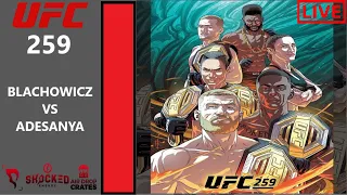 PRELIMS UFC 259- BLACHOWICZ VS ADESANYA FULL FIGHT WATCHALONG