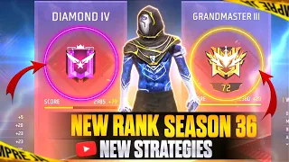 NEW RANK SEASON 36 | RANK PUSHING WITH NEW SECRET STRATEGY ✅