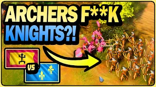 Making Only ARCHERS vs The FRENCH is Meta?! - Age of Empires IV