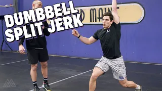 How to Perform the Dumbbell Split Jerk