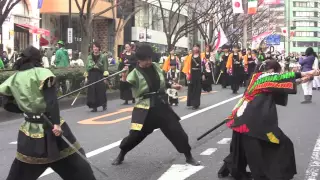 St Patrick's Day Samurai in Harajuku, Tokyo