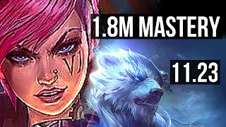 VI vs VOLIBEAR (JNG) | 1.8M mastery, 6/3/14, Rank 10 Vi | BR Master | 11.23