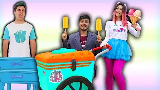 MALOUCOS FINGE BRINCAR DE VENDER SORVETE 5 - Maloucos Pretend Play Selling Ice Cream