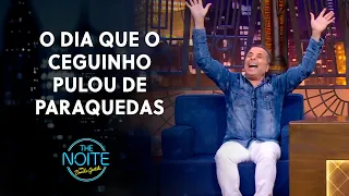 Geraldo Magela recordou o dia que praticou paraquedismo | The Noite (02/12/21)