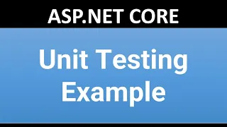 xUnit Test Project in ASP.NET CORE