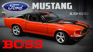 Amazing Ford Mustang Boss 429 Restoration Wreck Damaged Abandoned Supercar Diecast Hot Wheels Custom