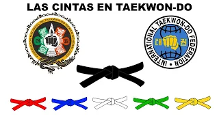 CINTURONES Y GRADUACIONES EN TAEKWON DO ITF OFICIAL