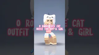 0 Robux Cat Outfit Ideas (pt 1)🤪 Boy & Girl #roblox