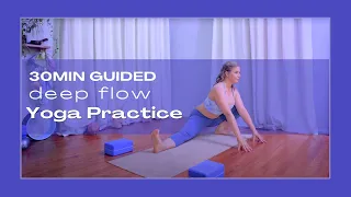 Introduction To Vinyasa Yoga - 30min Yoga Flow Into Hanumanasana (Hips, Hamstrings, Back)