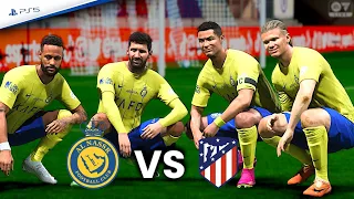 MESSI, RONALDO, MBAPPE, NEYMAR, LEWANDOSKI, AND HAALAND JOIN AL NASSR| AL NASSR VS ATHLETICO MADRID